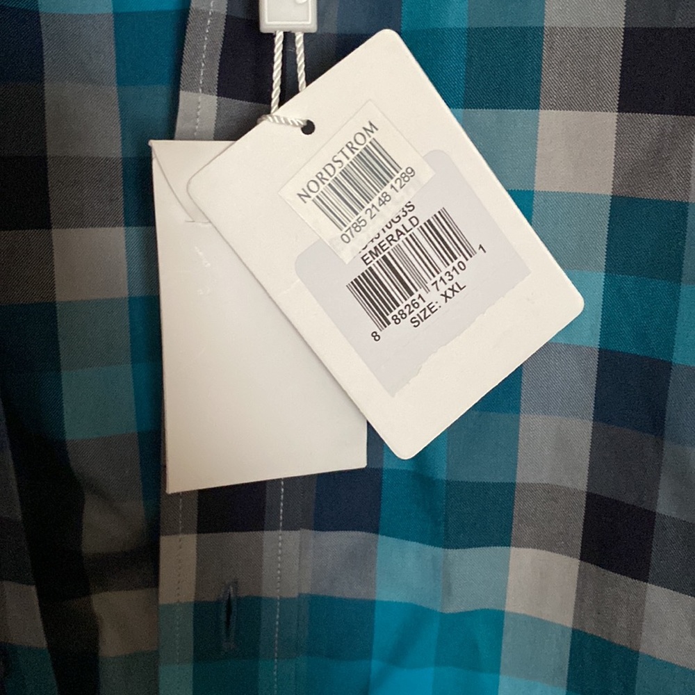 Bugatchi Uomo Shaped Fit Mens Dress Shirt XXL - Picture 3 of 4